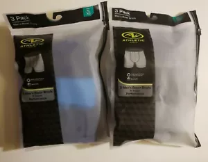 New (lot of 2) Athletic Works 3-Pair Mens Boxer Briefs XL Underwear 6" Inseam. - Picture 1 of 8
