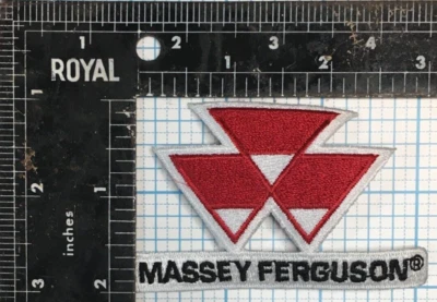 DE COLECCIÓN TRACTORES MASSEY FERGUSON EQUIPO AGRÍCOLA 3.25" HIERRO EN PARCHE BORDADO Foto 1 de 2