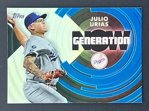 JULIO URIAS 2022 Topps Series 2 Generation Now Insert GN-42 Los Angeles Dodgers - Picture 1 of 2