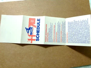 1978 Chicago White Sox Baseball Schedule, TV44 - Picture 1 of 2