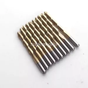 5x 1/8" Titanium Coated 2 Two Flute Carbide Ball Nose End Mills CNC Bits 22mm - Picture 1 of 3