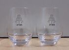 SCHWEPPES CRISP TONIC WATER ADVERTISIGN SET OF TWO GLASSES