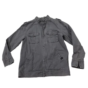 IMPERIAL MOTION Utility Jacket Mens L Twill Gray Grandpa Herrington WorkWear L - Picture 1 of 22