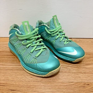 Nike Mens Air Max Lebron 10 Low 579765-300 Green Sneaker Shoes Size 8 - Picture 1 of 12