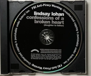 Lindsay Lohan Confessions Of Broken Heart Radio Mix Promo CD - Picture 1 of 2