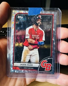 JADEN RUDD GB 2023 TOPPS WORLD BASEBALL CLASSIC #89 CRACKED ICE FOLIE 19/99 - Bild 1 von 2