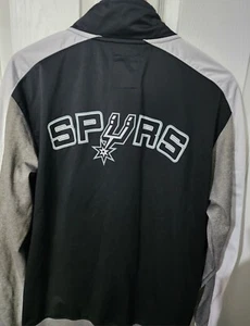 UNIQUE San Antonio Spurs NBA Men's Full-Zip Fitted Track Jacket LARGE - Picture 1 of 7