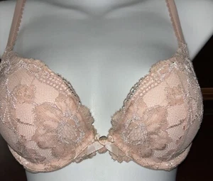 Victoria's Secret Body by Victoria gepolsterter halber BH rosa/akt/rouge 32C - Bild 1 von 8
