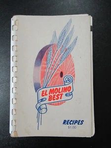 1953 El Moulino Bread and Whole Grains Recipes Small Vintage Cookbook - Picture 1 of 10