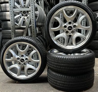 4 Orig MINI Sommerräder Y-Spoke Hell 139 225/40 R19 89W R60 R61 9809485 1226 - Bild 1 von 4