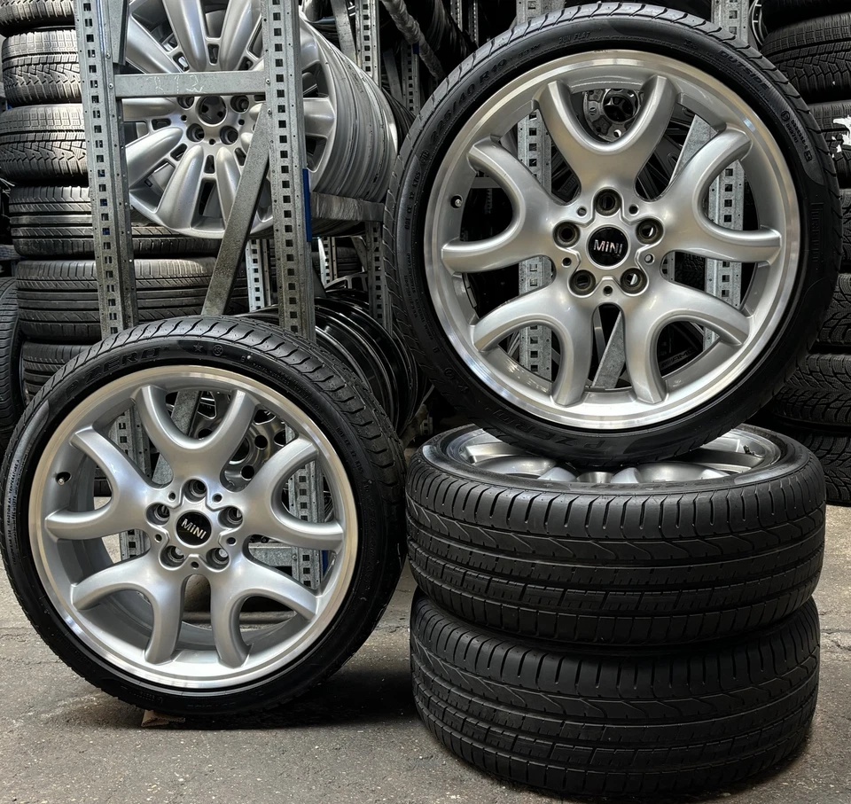 4 Orig MINI Sommerräder Y-Spoke Hell 139 225/40 R19 89W R60 R61 9809485 1226 - Bild 1 von 4