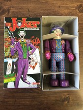 BATMAN MOVIE 1989 BILLIKEN MECHANICAL JOKER WIND UP ROBOT JAPAN TIM BURTON