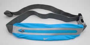 Nike Slim Waist Pack 2.0 Adult Unisex Chlorine Blue/Smoke Grey/Silver - Picture 1 of 5