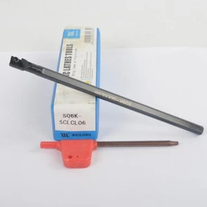 0.236"  95° 1x S06K-SCLCL06  6mm x 125mm Inside hole turning holder for CCMT0602 - Picture 1 of 6