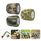  3 Rolls Elastic Camouflage Tapes Outdoor Medical Child Kettle Riding