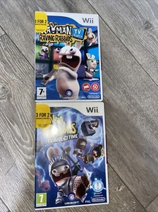 Rayman Raving Rabbids 2er Spiele: TV Party und Zeitreise Wii Bundle - Bild 1 von 3