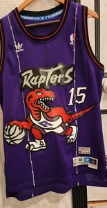 Vintage NBA Adidas HWC Toronto Raptors Vince Carter Trikot 15 Herren Medium genäht lila - Bild 1 von 11