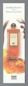 Carte Publicitaire - advertising card - Ambre Sultan de Serge Lutens - Imagen 1 de 1