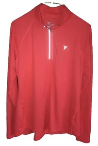 Old Navy Shirt Men’s Size L  Activewear Running Neon Orange Poly Spandex EUC - Picture 1 of 6