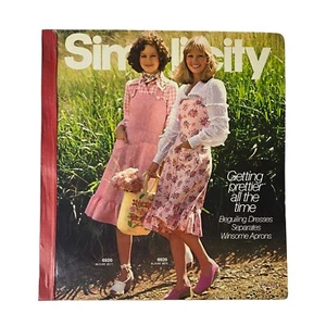 1975 June Simplicity Catalog Sewing Pattern Giant Store Counter Book Fashion - Picture 1 of 14