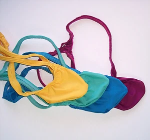 K403 B Herren Unterwäsche Bulge String Tanga Beutel Grape Schmuggler Soft Jersey - Bild 1 von 30