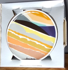 Arthur Secunda Sunset art Lufthansa Hutschenreuther Germany Coaster vintage '88 - Picture 1 of 5