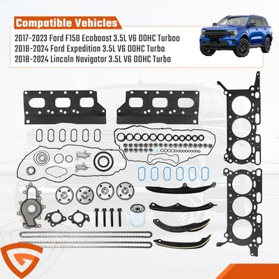For 2017-2022 Ford F150 Expedition Navigator 3.5L Ecoboost Complete Timing Elcam - Image 1 of 4