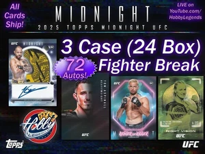 Dominick Cruz 2025 Topps MIDNIGHT UFC 3 Case (24 Box) Player Break #1 - Picture 1 of 5