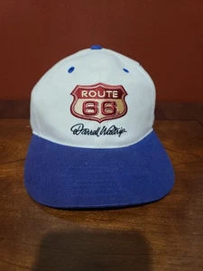 NASCAR Cap - Darrell Waltrip Kmart Racing Route 66 Checkered Flag StrapBack Hat - Picture 1 of 8