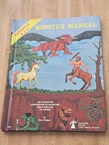 Advanced Dungeons and Dragons Monster Hardcover, by Gary Gygax - 1979 4th Printi - Picture 1 of 8