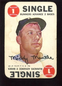 1968 Topps Game Baseball Card Insert #2 Mickey Mantle New York Yankees - Picture 1 of 1