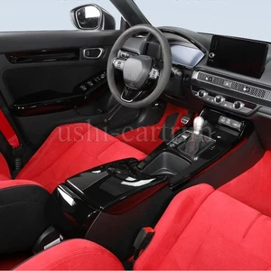 27 PIEZAS Para Honda Civic Tipo R FL5 2022-2025 Negro Interior Accesorios Cubierta Tapicería - Imagen 1 de 38