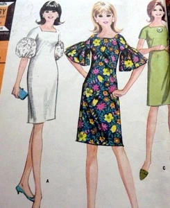 *LOVELY VTG 1960s DRESS McCALLS Sewing Pattern 12/32 - Picture 1 of 2