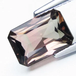 3.25Cts Fabulous Natural Bi-Color Tourmaline Radiant Cut Collection Gemstone - Picture 1 of 5