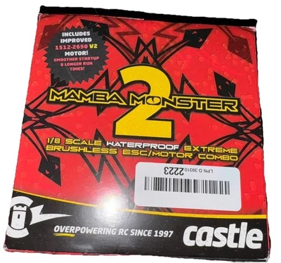 New Castle Creations  Mamba Monster 2 Esc 1512 2650KV V2 Sensored Motor Combo  - Image 1 of 4