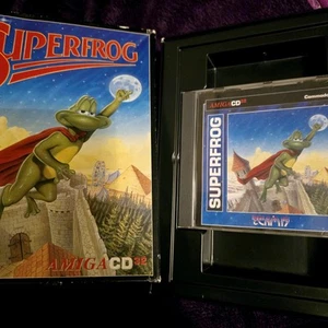 Amiga cd32 Superfrog Big Box Edition RARE - Picture 1 of 6