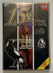 AFL Collingwood 15th Anni DVD All Region PAL 1990 Road To Victory + Grand Final - Picture 1 of 4