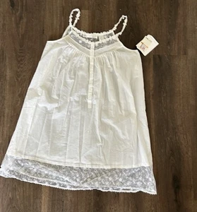 New Tags Eileen West Women's Nightgown S White Lace Coquette Prairie Cottage - Picture 1 of 5