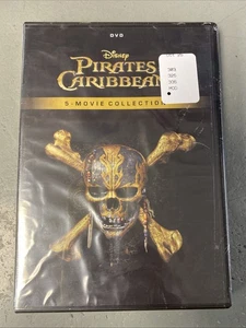 PIRATES OF THE CARIBBEAN : Disney 5-Movie Collection (5 Disc DVD, New / Sealed) - Bild 1 von 2