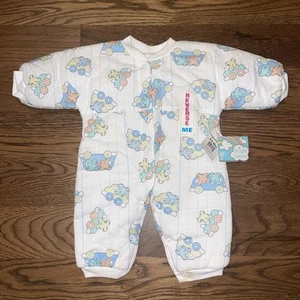 Conjunto De Colección Bright Future 6-9 Meses Una Pieza Dormir Perro Hinchado Gráfico Años 90 - Imagen 1 de 6