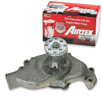 Bomba de agua del motor Airtex para camioneta Chevrolet G30 1970 5,7 L V8 refrigerante anuncio Foto 1 de 4