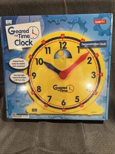 Geared For Time Clock Day And Night By EAI Education Teach K-5 School NIB SEALED - Picture 1 of 2