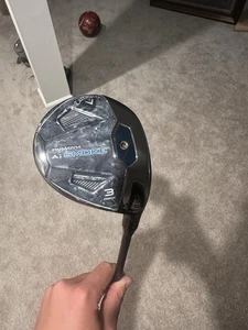 Callaway Paradym AI Smoke Max Fairway Wood Right-Handed, 3-Wood, X Stiff Flex - Picture 1 of 5