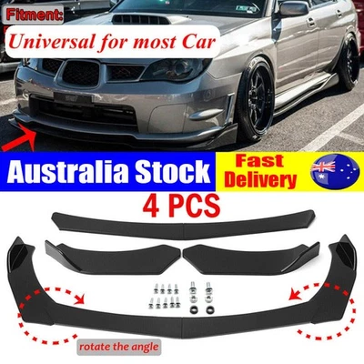 Glossy Black Front Bumper Lip Spoiler Splitter Body Kit For MINI R50 R53 AU - image 1 of 4