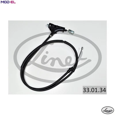CABLE PULL PARKING BRAKE 33.01.34 FOR PEUGEOT LFX /LFY 1.8L DHW /DHX 1.9L 4cyl - Image 1 of 4