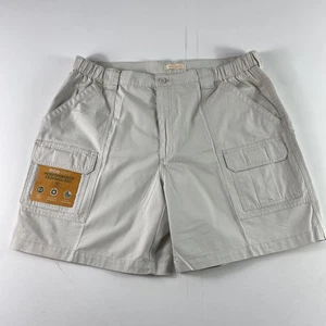Savane Hiking Shorts Mens 42 Stone Beige Cargo Eco Performance UPF 30 Outdoor - Picture 1 of 10