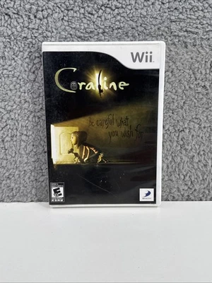 Coraline (Nintendo Wii, 2009) With Manual - Tested/Working - Image 1 of 4
