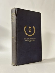 The Royal Navy List, Who’s Who in The Navy. 1915. 1st Edition Rare - Picture 1 of 5