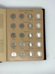 BELLISSIMI PARCHI NAZIONALI D'AMERICA QUARTI DI LAVAGGIO 2016-2021- 35 monete - Foto 1 di 10