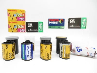 10 Stück - Konvolut abgelaufener 35 mm Filme Kleinbildfilm - Mystery Pack - Bild 1 von 4